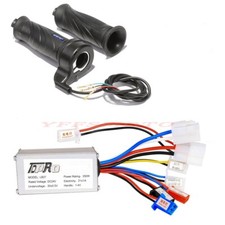 24V 250W Brush Motor Controller Throttle Grip for Go Kart Golf Moped Scooter ATV