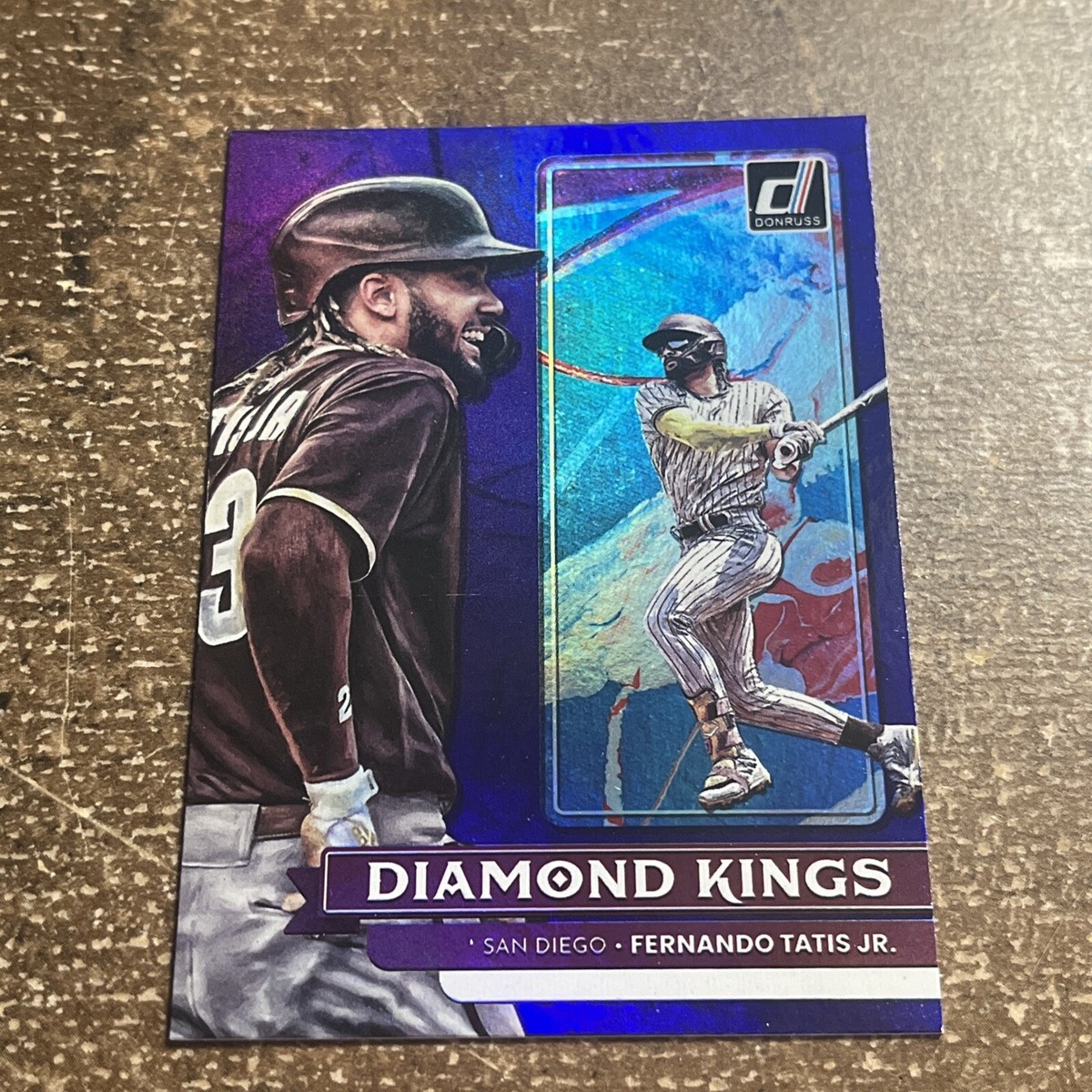 2022 Panini Donruss Fernando Tatis Jr. Diamond Kings Purple