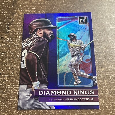 2022 Panini Donruss Fernando Tatis Jr. Diamond Kings Purple