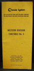 Chessie System Western Division Timetable No. 3 B&O C&O RR Trains 1980 — photo 1