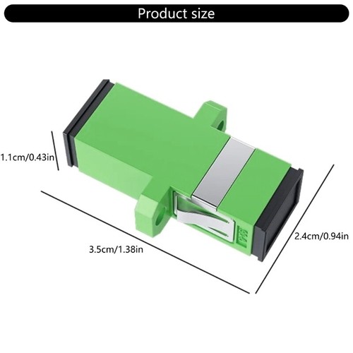 Adaptateur Fibre Optique Femelle vers Femelle Simplex Plastique pour Système de Communication - Photo 8/10