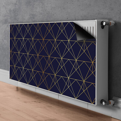 Magnet Heizkörperverkleidung Dekorative Heizung Schutz Muster Dreiecke 110x60