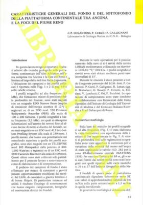 COLANTONI P. - CURZI P. - GALLIGNANI P. - Caratteristiche generali del fondo e