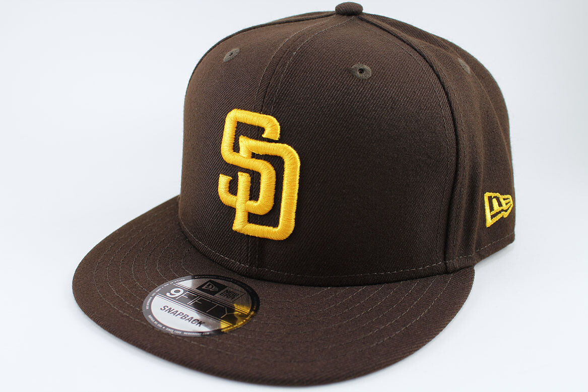 NEW ERA 9FIFTY BASIC SNAPBACK HAT CAP MLB SAN DIEGO PADRES BROWN 