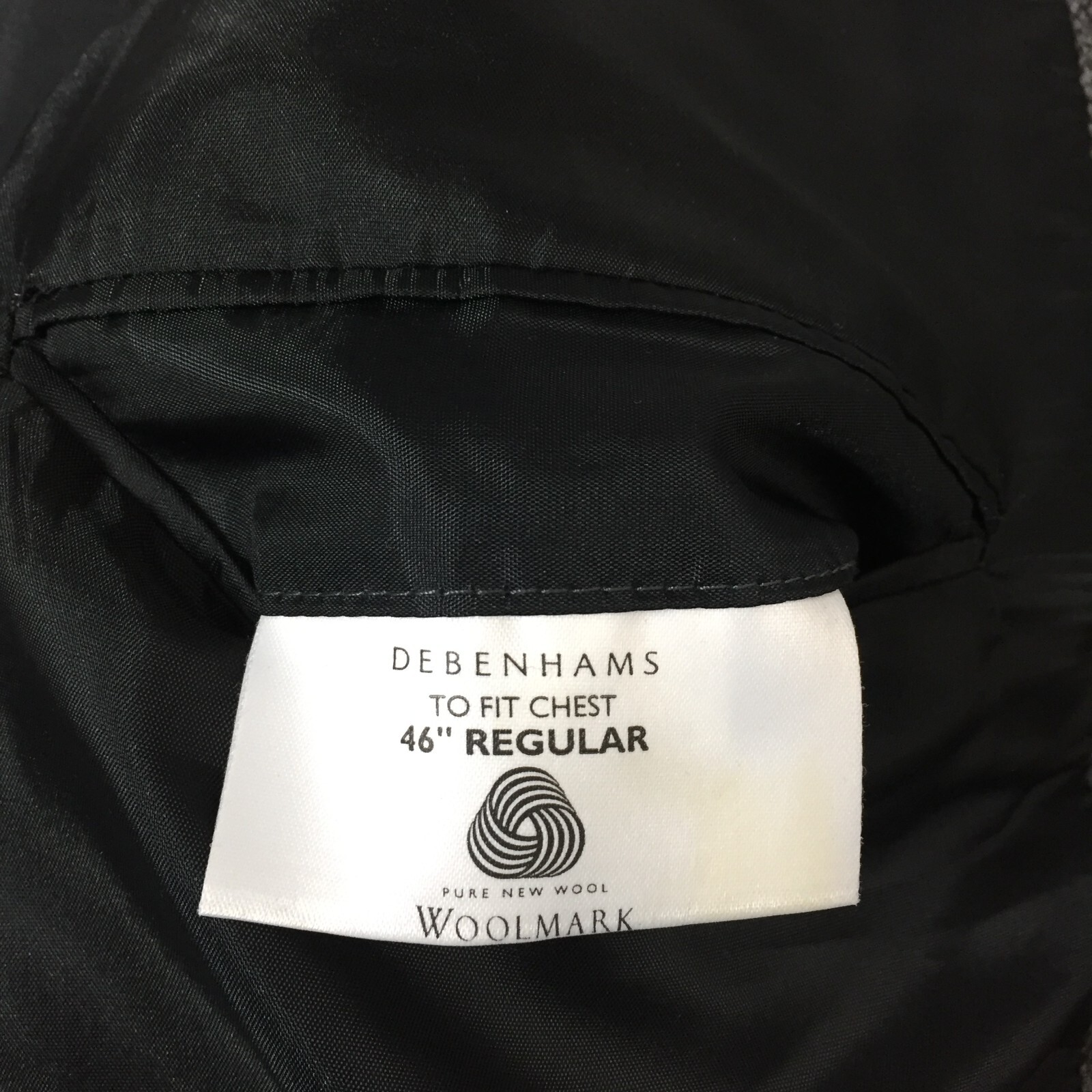 Debenhams Blazer Jacket Mens 46in Grey Wool Mix Suit (46In) eBay