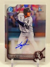 2022 Bowman Chrome 1st Lenyn Sosa Base Auto White Sox HOT ROOKIE RC Autograph C1
