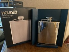 Brand New in Box HOUDINI 6 oz Stainless Steel Pocket Flask