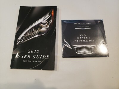 OEM Chrysler Owner's Manual / User Guide Case – Factory Storage Holder