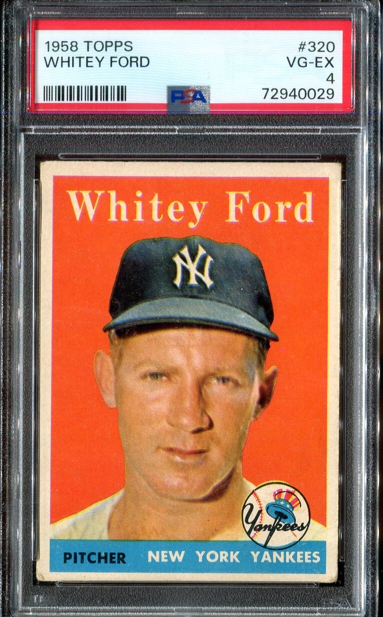 1958 Topps #320 Whitey Ford PSA 4