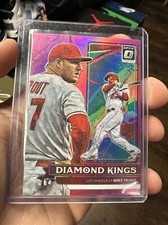 Donruss Optic 2022 Diamond Kings Mike Trout #14 Pink Parallel - Los Angeles