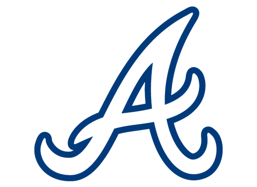 Atlanta Braves Logo Outline Decal Stickers - Picture 4 of 7