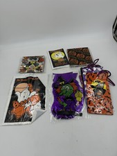 Lot of Mixed HALLOWEEN TREAT BAGS Various Sizes and Colors