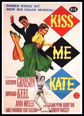 Kiss Me Kate Filmposter A1 A2 A3