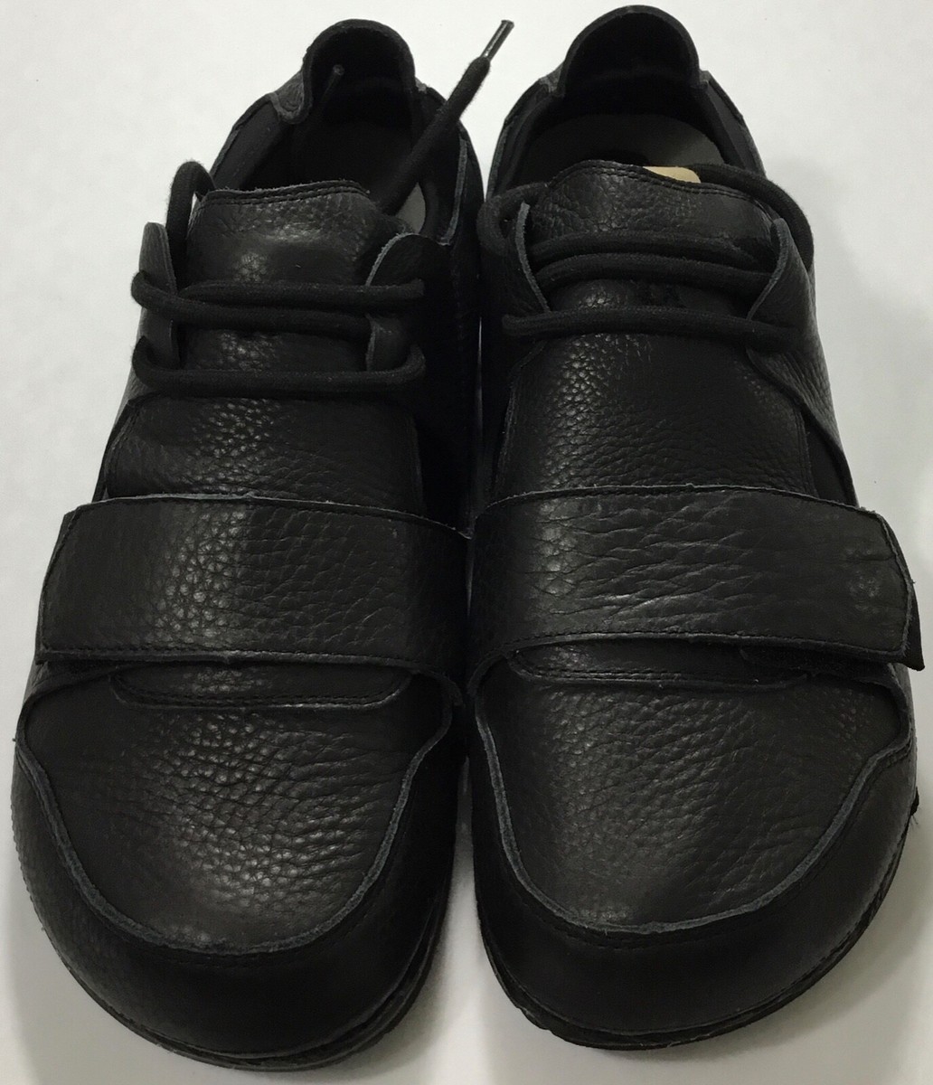 Unisex OTZ Low Lace Up Relax Leather Shoes 3301 Black EU 44