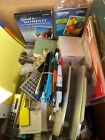 Junk Drawer Lot Office Supplies, Calculators, Photo Papers, Business Cards