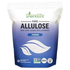 Durelife Allulose sweetener 5 lb 100% Pure No Erythritol powdered Sugar Subst...