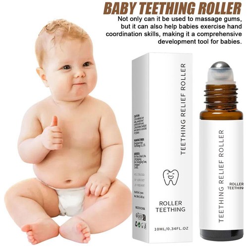 Teeth Relief Roller Essential Oil,Teething Roller Natural Pain Relief Roller▷ - Picture 3 of 10