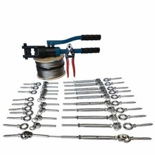 STAINLESS STEEL 316 WIRE ROPE BALUSTRADE KIT 100 METERS (KIT 1)