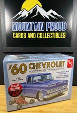 AMT - '60 CHEVROLET CUSTOM FLEETSIDE w/GO KART - 1:25 MODEL KIT - FACTORY SEALED