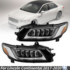 Left | Right Side Full LED Headlight W/O AFS For Lincoln Continental 2017-2020