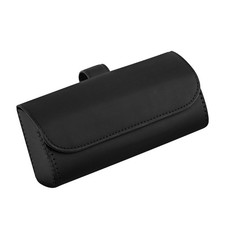 Sunglasses Holder for Car Sun Visor, Leather Auto Eyeglasses Organizer Box wi...