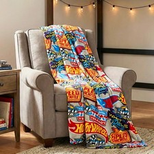 Manta de felpa para niños Hot Wheels 46 en x 60 producto de ropa de cama Franco súper suave