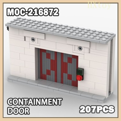 MOC-216872 Creative Agency Containment Door Building Block Model Brick Kids Puzz
