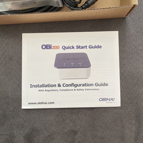 Obihai OBi200 VoIP Telephone Adapter with 1-Phone Port & USB - Afbeelding 3 van 3