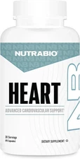NutraBio Heart- Heart Health Supplements, Cardiovascular Supplement 90ct.