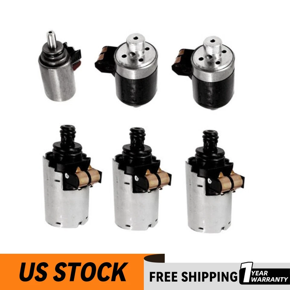 Solenoides de transmisión 1402770035 6 piezas para Mercedes-Benz C230 C240 E300 S500 Foto 3 de 4