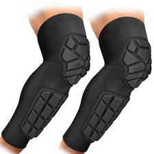 Soccer Shin Knee Guards Sleeves for Men, Women and Youth Calf Compression Sle...