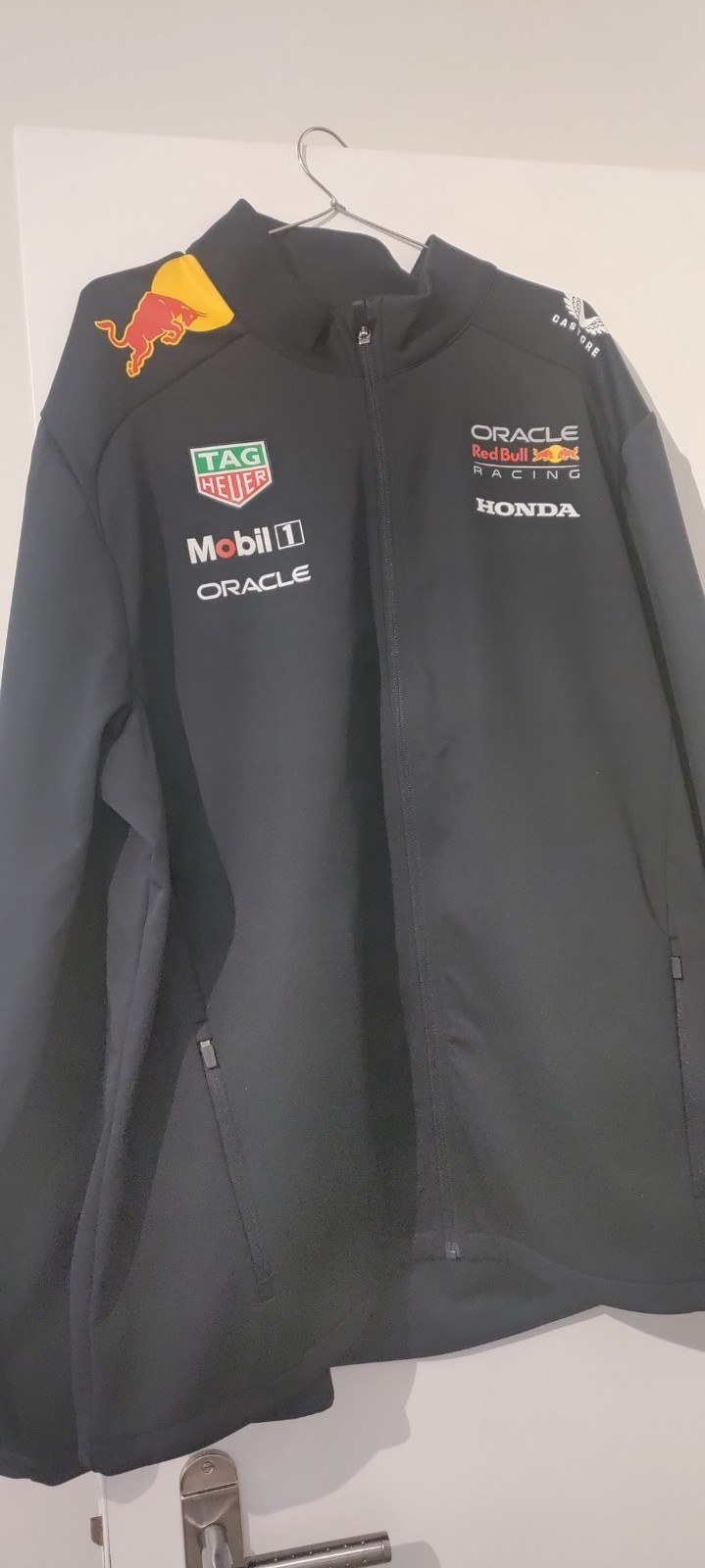 Oracle Red Bull Racing Unisex Official Teamline Soft Shell Jacket - Night Sky