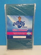 My Pillow Giza Dreams King Pillowcase Set Of 2 Pillow Cases 21" x 40" Lake Blue