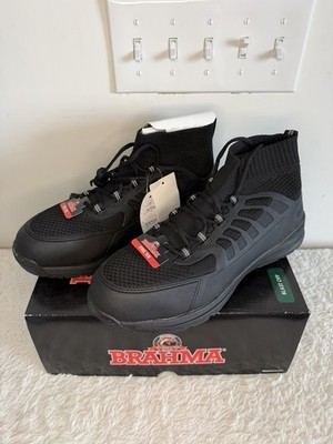 Brahma Blast Off Steel Toe Work Shoes Men's Size 9.5 EnduroPro Insoles NIB / NWT