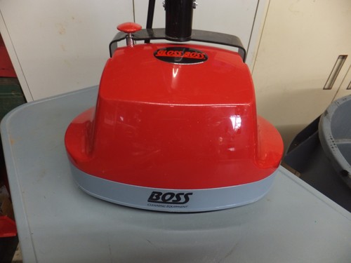 Gloss Boss Floor Polisher Buffer Waxer Scrubber Red Tested Nice Low usage