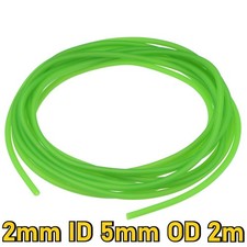 Latex Tubing 2mm ID 5mm OD 2m L Elastic Rubber Hose Fluorescent Green Fast Ship