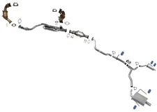 Resonator Pipe Dual Muffler Exhaust System fits GMC Acadia 2013 2015 2016 3.6L