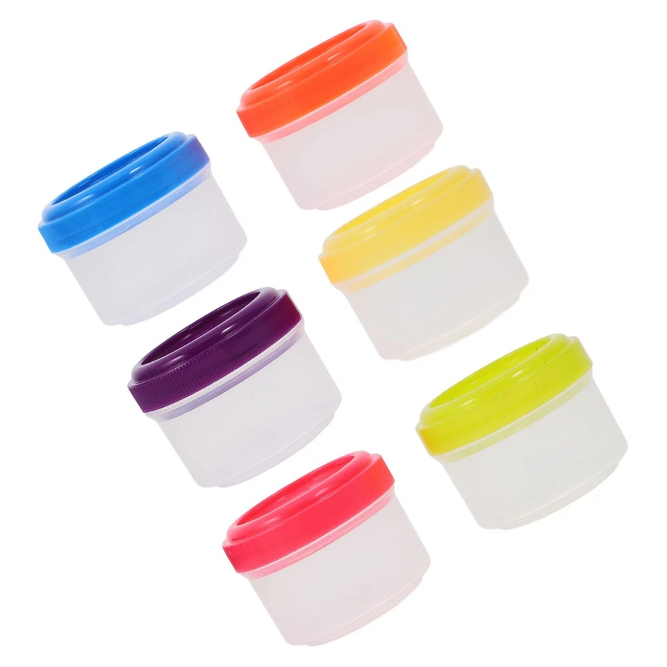  6 Pcs Mini Gläser Mit Deckel Saucen Behälter Kleine Soßenbehälter Gewürzbecher - Bild 4 von 4