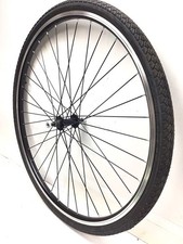 700c Front Bicycle Alloy Wheel Black with 38C Tire Road Hybrid Bike #D13