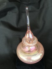 Retro Mint Condition Spun Glass Perfume Bottl...