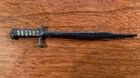 Vintage 1985 GI Joe Snake Eyes Black Sword Original Accessory