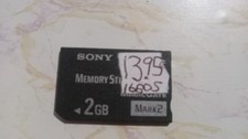 PSP 2GB Memory Stick Pro Duo Card Sony Mark 2