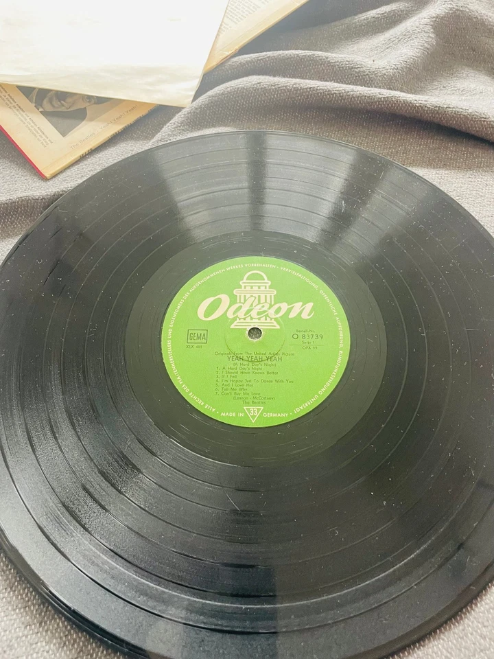 ❤️THE BEATLES – " YEAH!YEAH!YEAH! - A HARD DAYS NIGHT – ODEON O83739  1964 LP❤️⚡ - Bild 3 von 4