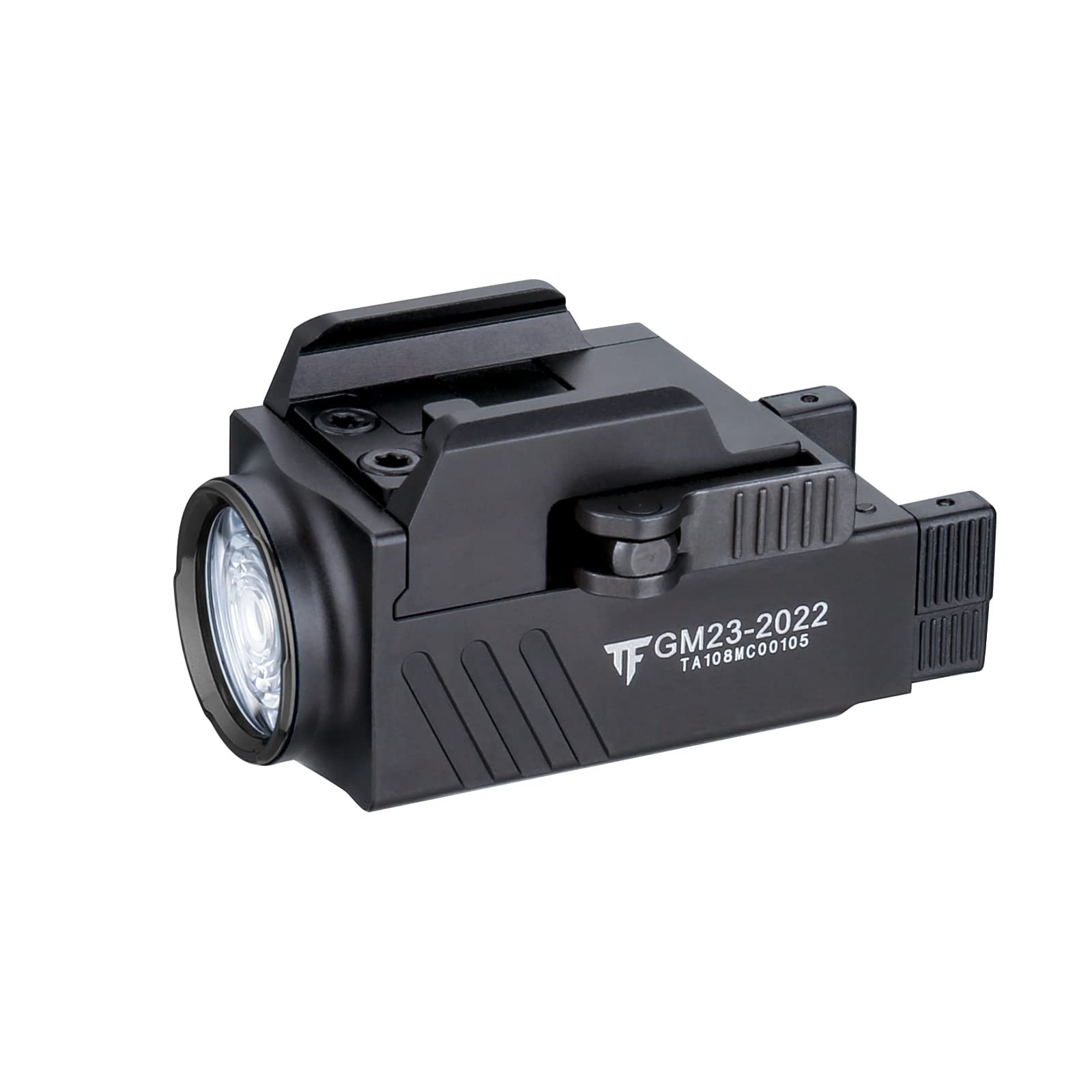 Lampe pistolet tactique GM23 noire LED 800LM pour rail Picatinny