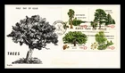DR JIM STAMPS US COVER TREES FIRST DAY ISSUE SETENANT LIMITED EDITION 28 OF 30