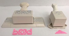 Martha Stewart Scroll Heart Edge Punch  Lace Doily Corner Punch
