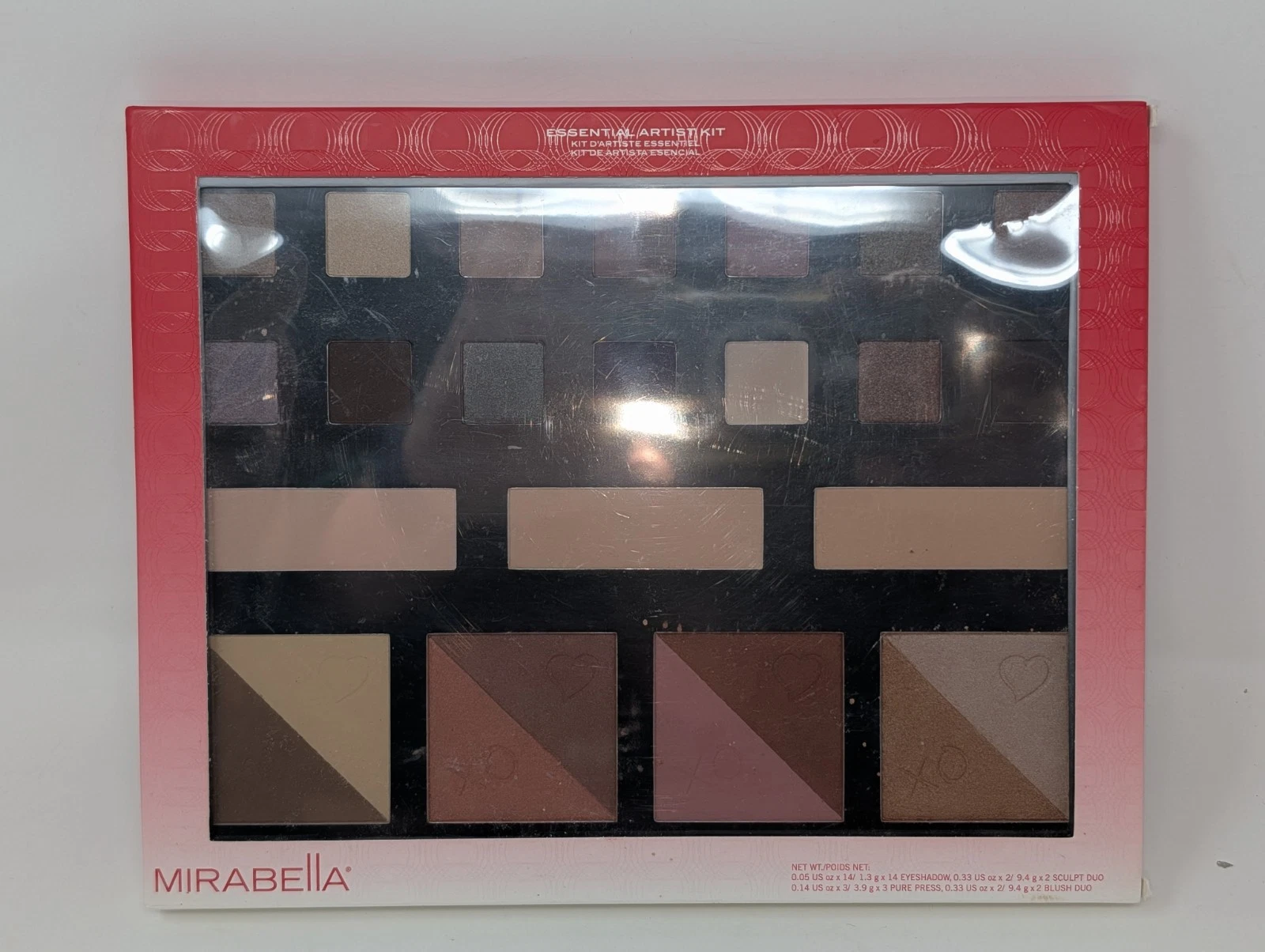 Mirabella Professional Essential Artist Kit for Makeup Artists NEW MSRP $80