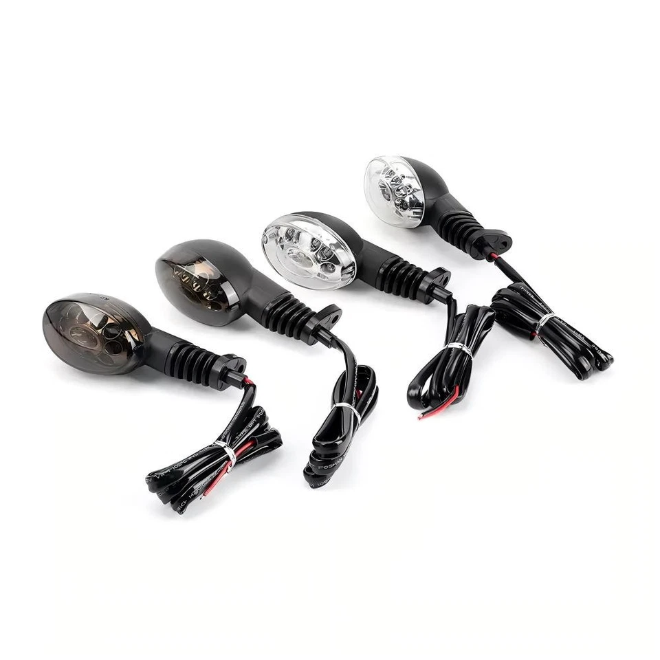 Par de indicadores LED de giro para Kawasaki Ninja 250R 2008 2009 2010 2011 2012 Foto 3 de 4