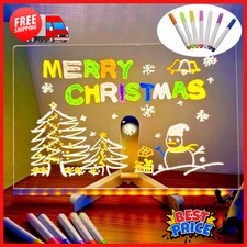 2025 New LED Note Board with Colors, Light Up Acrylic Message Board