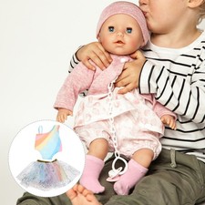  Robe Tutu arc-en-ciel colorée pour poupées, tenue de danse pour fêtes